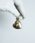 Mulberry Heart Keyring, front view